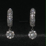 очень красивые бриллиантовые серьги