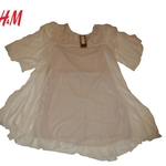 Новое женское платье H&M,  полиэстер,  цвет: белый,  размер 46-48