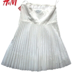 Новое женское платье H&M,  полиэстер+хлопок,  цвет: белый,  плиссе