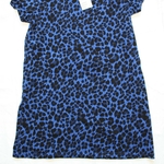 Новое женское платье H&M,  100% хлопок,  цвет: фиолетовый леопард