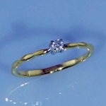 Кольцо с бриллиантами 0, 06ct  арт: 2, 1