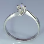 Кольцо с бриллиантами 0, 11ct  арт: 14