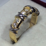 Кольцо с бриллиантами 0, 18ct  арт: 41