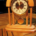 деревянные настольные часы модель  Т 025