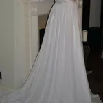 свадебное платье One shoulder,  шифоновое
