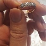 Продаю кольцо с бриллиантами ССР 583 пробы