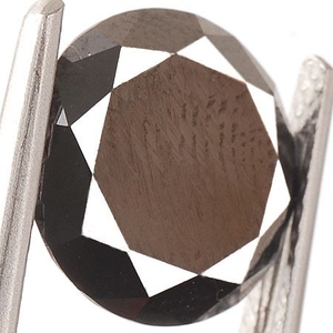 Черный  бриллиант --1.95 карат. 100 %-натуральный,  с сертификатом
