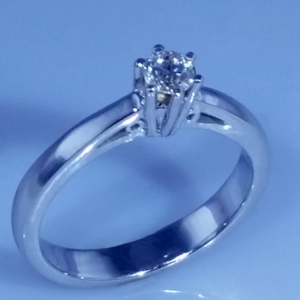 Кольцо с бриллиантами 0, 3ct  арт:12, 1