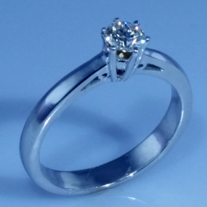 Кольцо с бриллиантами 0, 1ct  арт: 12, 3