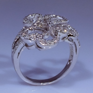 Кольцо с бриллиантами 0, 65ct  арт: 16