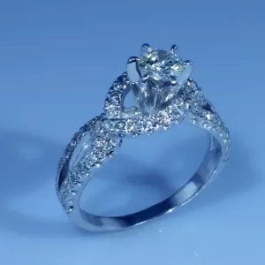 Кольцо с бриллиантами 1, 09ct  арт: 28