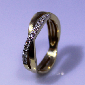 Кольцо с бриллиантами 0, 14ct  арт: 42