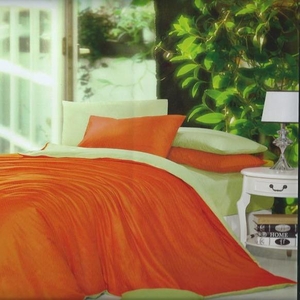 ПК Lifestyle 1, 5 сп. Сатин Однотонный LC-31,   оранж-зеленый