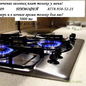 Профессионал в своем деле подключит газовые плиты в ваших домах.в Алма