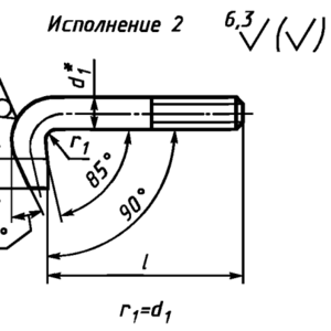 Болт Г-образный ГОСТ 9047-69