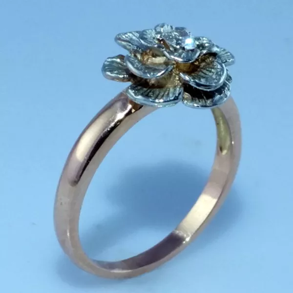 Кольцо с бриллиантами 0, 1ct  арт: 7 2
