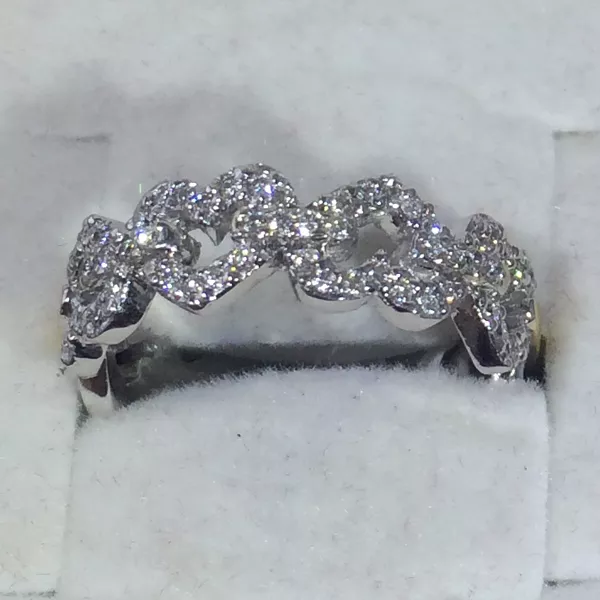 Кольцо с бриллиантами 0, 33ct  арт: 11 2