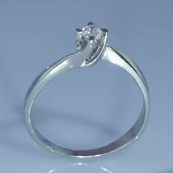 Кольцо с бриллиантами 0, 11ct  арт: 14 2