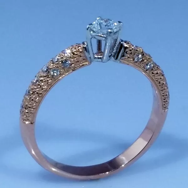 Кольцо с бриллиантами 0, 38ct  арт: 15, 2 2