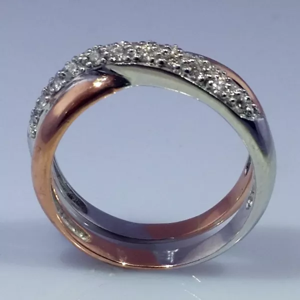 Кольцо с бриллиантом 0, 28 ct  арт: 23 2