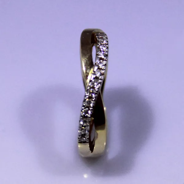 Кольцо с бриллиантами 0, 14ct  арт: 42 2