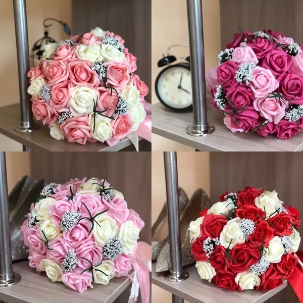 Свадебный букет (Искусственные цветы)