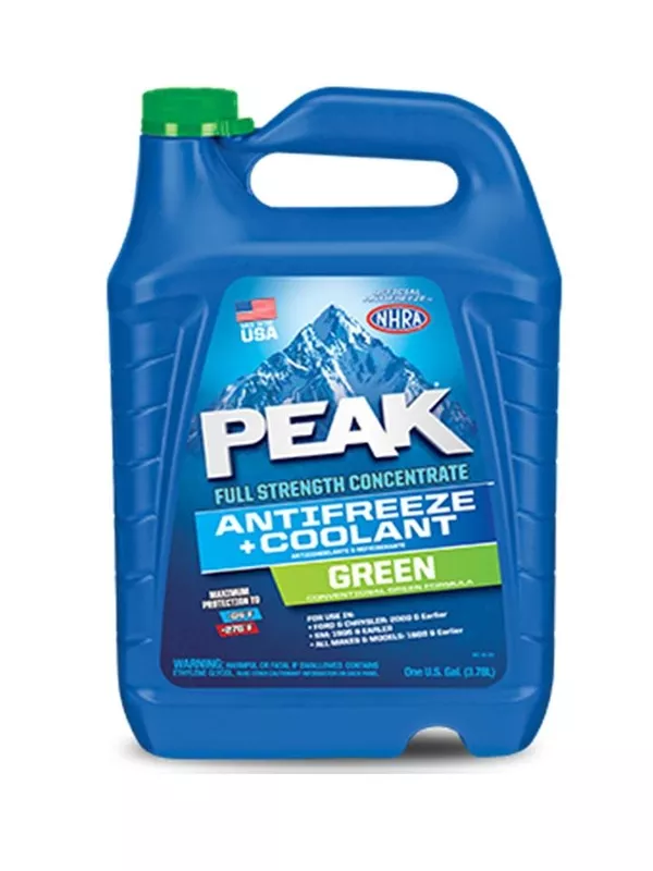Антифриз PEAK обеспечивают максимальную защиту от замерзания до -64.5°