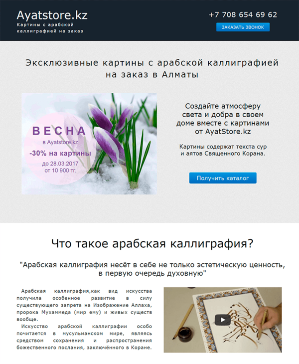 Разработка Landed Page + реклама + подарки 10