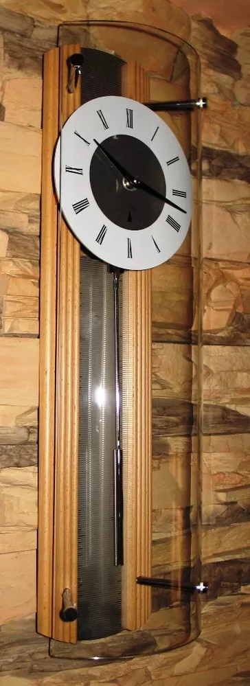 деревянные настенные часы с маятником модель 2213 G 4