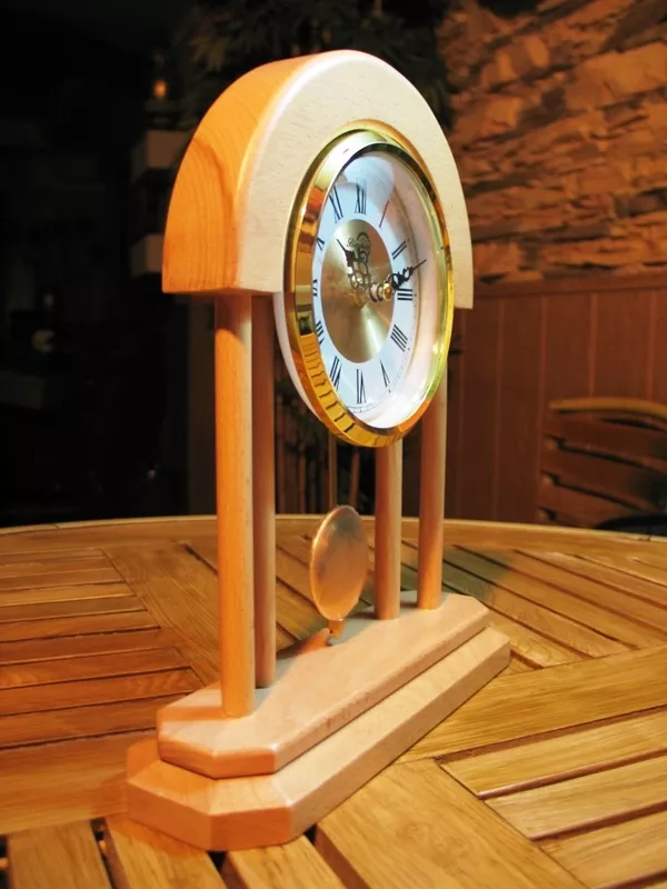 деревянные настольные часы модель  Т 025 2