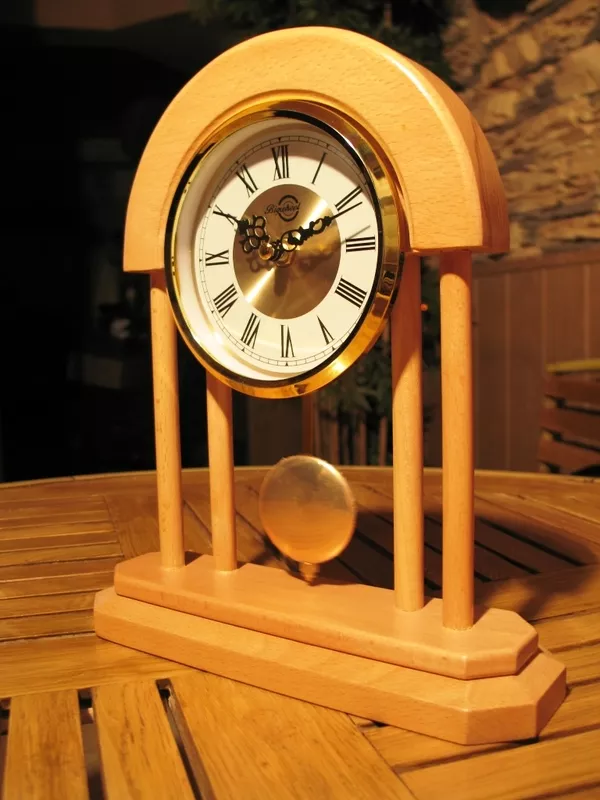 деревянные настольные часы модель  Т 025 4
