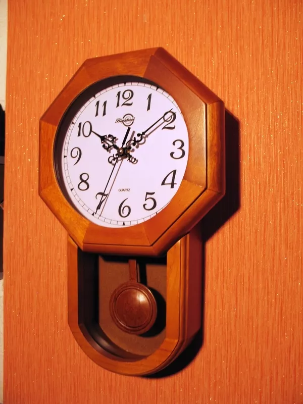 деревянные настенные часы с маятником модель 9610 3