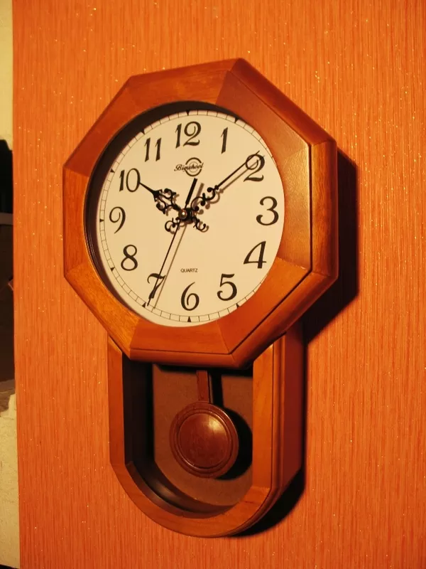 деревянные настенные часы с маятником модель 9610 5