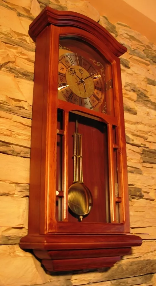 деревянные настенные часы с маятником модель 330 2