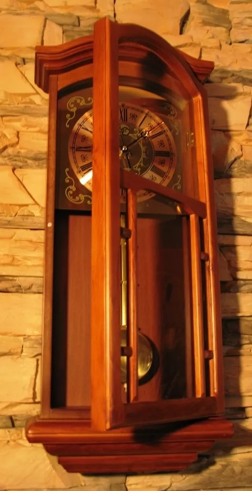 деревянные настенные часы с маятником модель 330 3