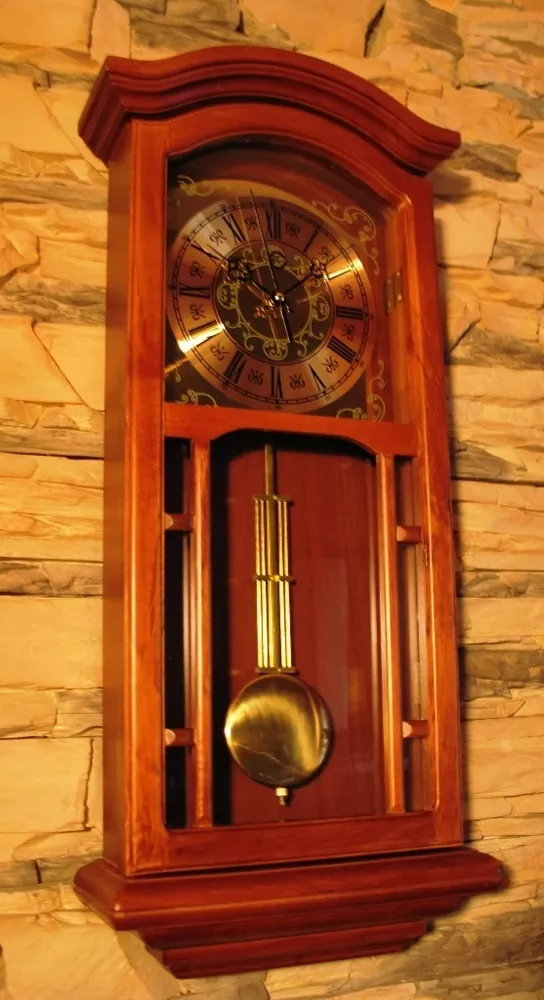 деревянные настенные часы с маятником модель 330 4