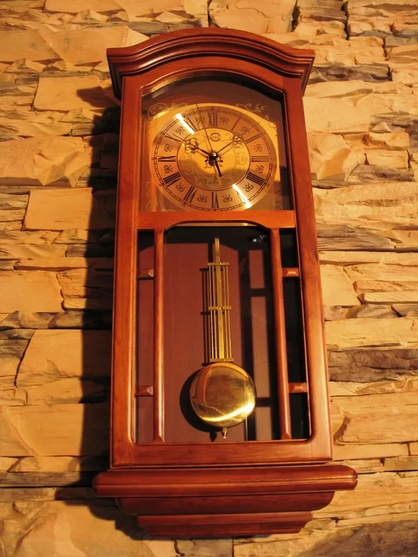 деревянные настенные часы с маятником модель 330 6