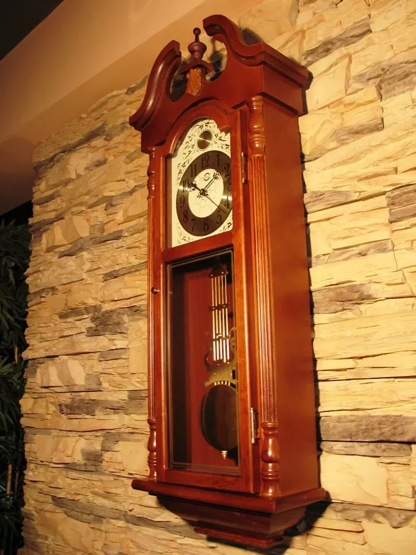 деревянные настенные часы с маятником модель 499 4