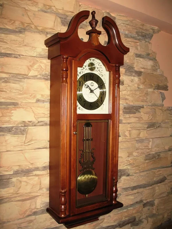 деревянные настенные часы с маятником модель 499 6