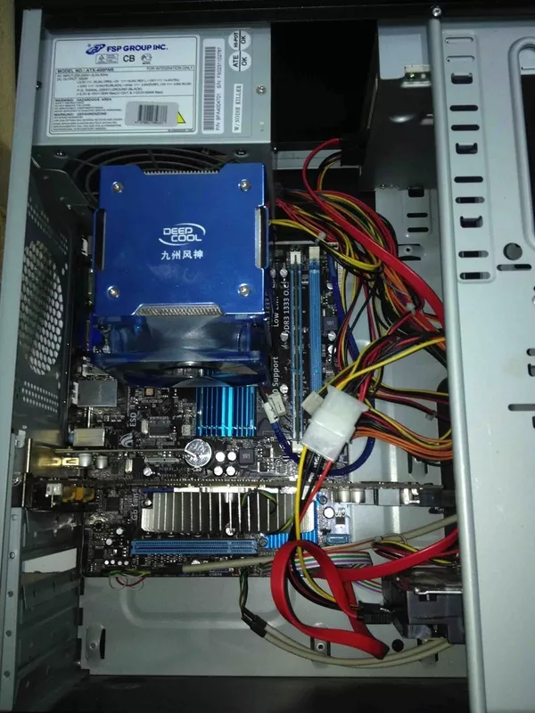 Игровой компьютер 2 ядра Core 2 Duo E8400,  DDR3 4Gb,  HDD 1Tb 2