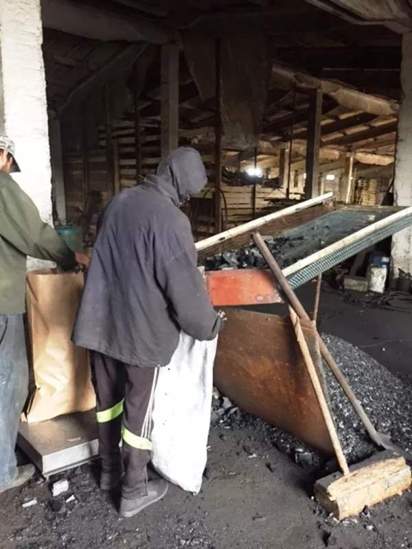 Уголь древесный березовый 9 кг 6