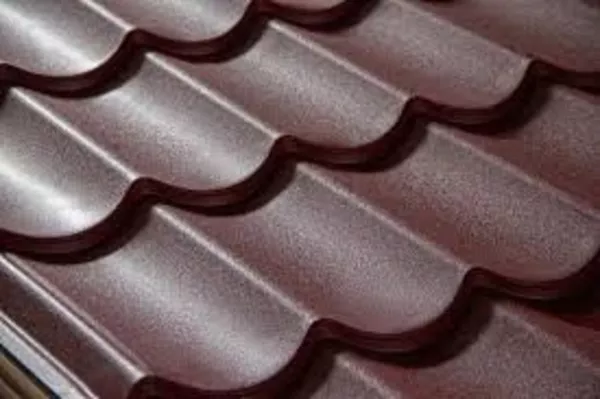 Металлочерепица -  цвет шоколад