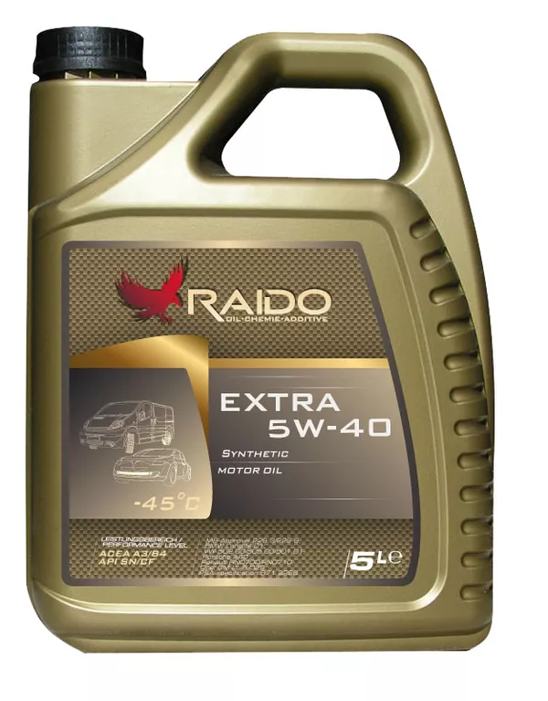RAIDO Extra 5W-30 Спецификации:  ACEA: C2-12 /C3-12  API: SN  MB 229.3