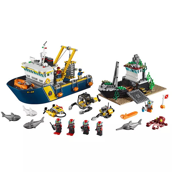 Lego City Исследовательский корабль  3
