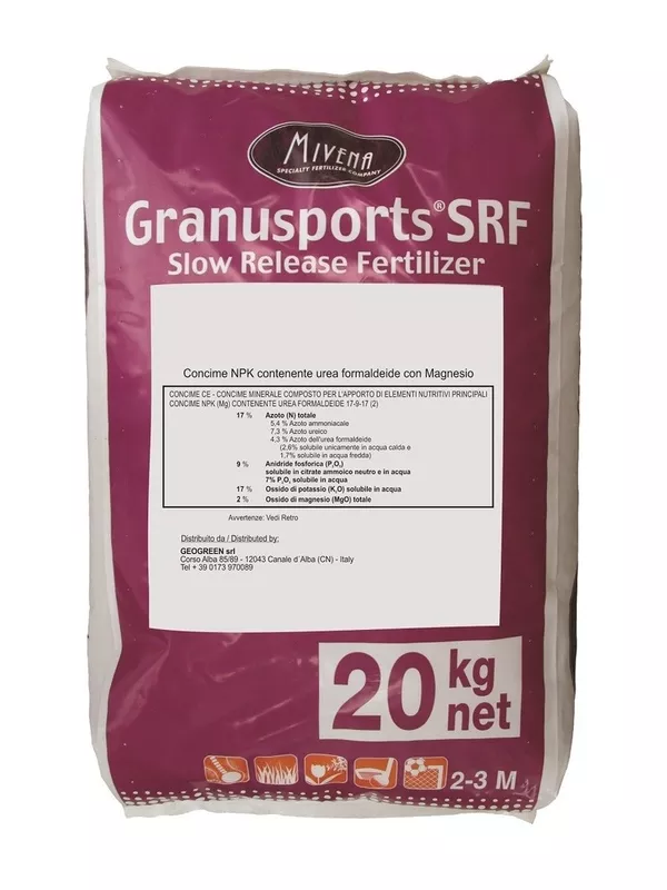 Удобрения Mivena Granusports SRF - для газонов