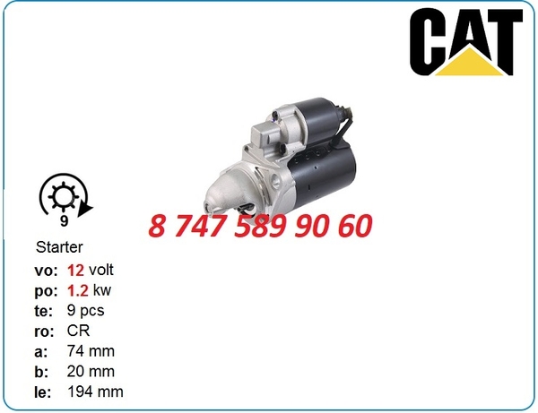 Стартер на мини экскаватор Cat 18508662 3