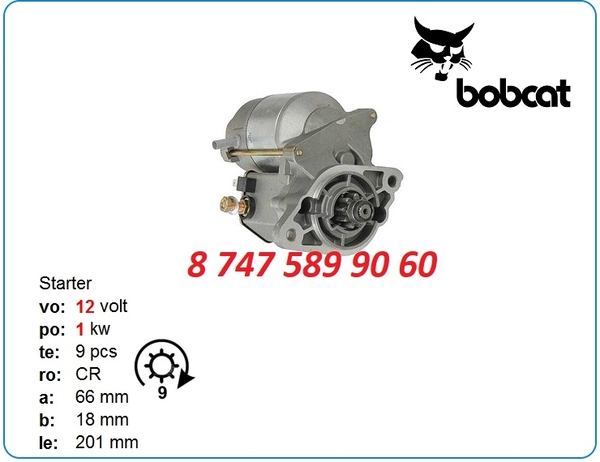 Стартер на мини погрузчик Bobcat 128000-9951 2