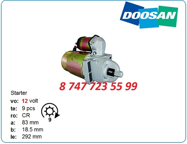 Стартер на спецтехнику Doosan 1998438