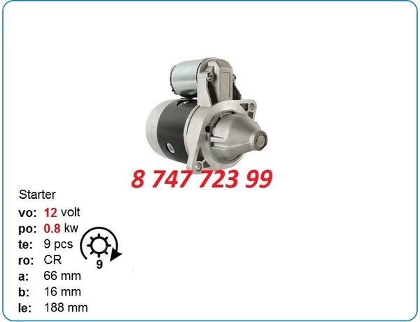 Стартер Bobcat 313,  371,  751 m3t49981