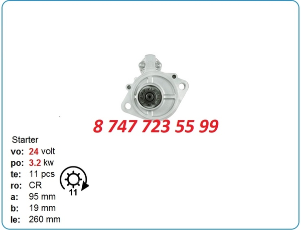 Стартер на мини экскаватор Hitachi,  Doosan m008t80371 3